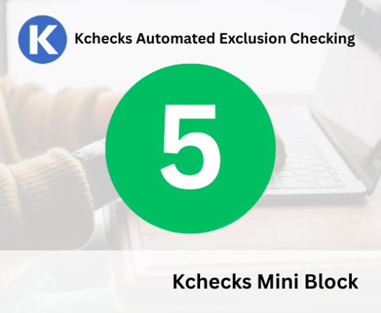 Picture of Kchecks Mini Block (up to 5 accounts)
