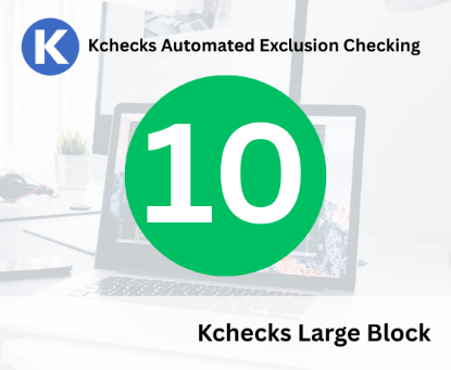 Picture of Kchecks Large Block (up to 10 accounts)